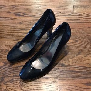 Coach Black Patent Leather Heels